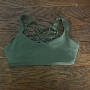 Lululemon Free to Be Bra (Wild) /Green/Size 4